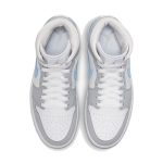 Кроссовки Nike Air Jordan 1 Mid WMNS «Wolf Grey Aluminum»