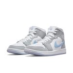 Кроссовки Nike Air Jordan 1 Mid WMNS «Wolf Grey Aluminum»