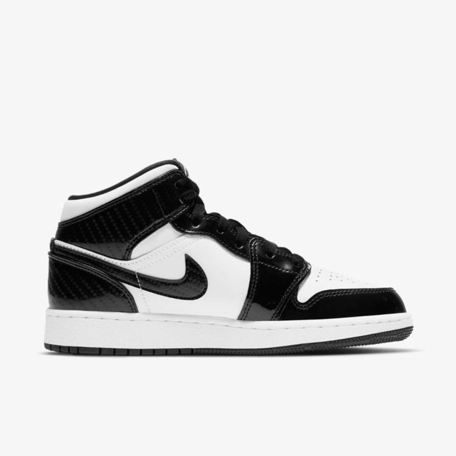 Кроссовки Nike Air Jordan 1 Mid SE GS «Carbon Fiber All-Star» женские