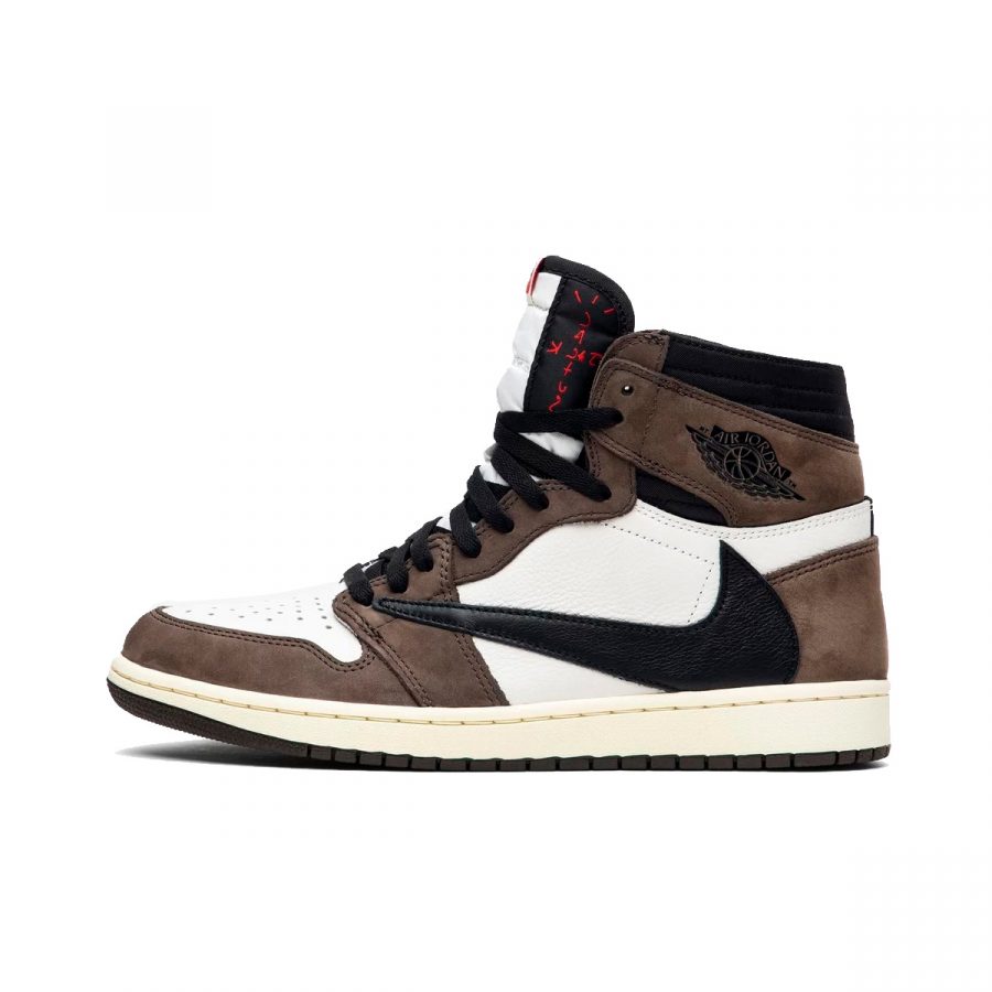 Кроссовки Nike Air Jordan 1 High x Travis Scott «Mocha»