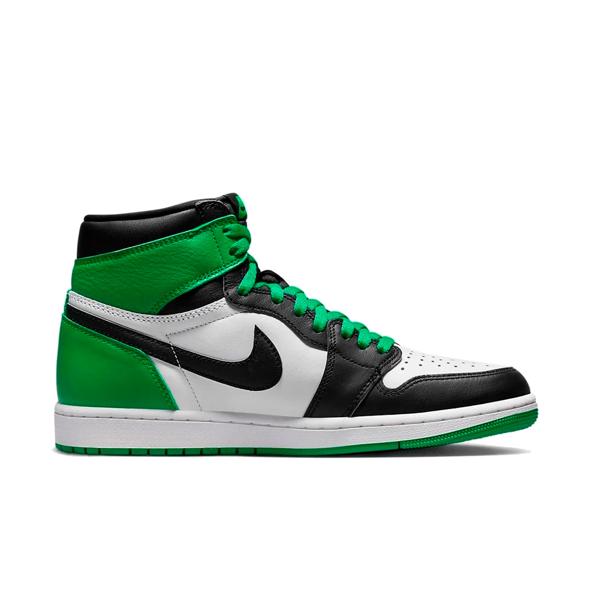 Кроссовки Nike Air Jordan 1 Retro High OG «Black and Lucky Green