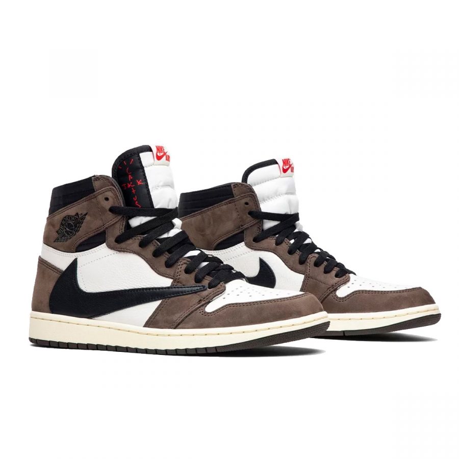 Кроссовки Nike Air Jordan 1 High x Travis Scott «Mocha»