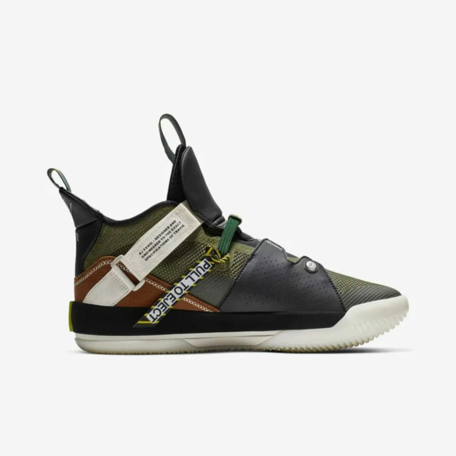 Кроссовки Nike Air Jordan 33 NRG x Travis Scott «Army Olive» мужские