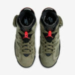 Кроссовки Nike Air Jordan 6 x Travis Scott «Medium Olive»