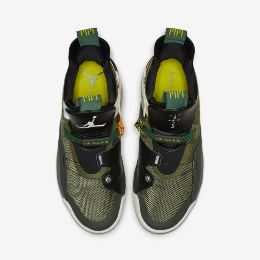 Кроссовки Nike Air Jordan 33 NRG x Travis Scott «Army Olive» мужские