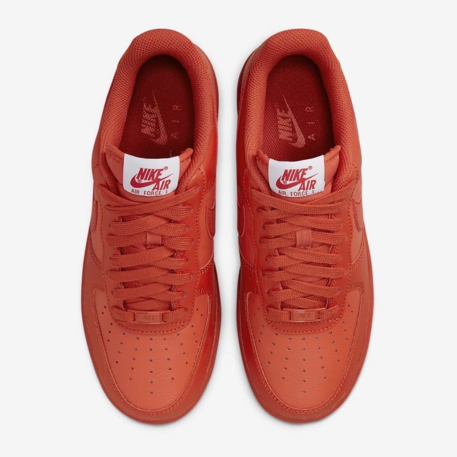 Кроссовки Nike Air Force 1 Low ’07 «Triple Orange»