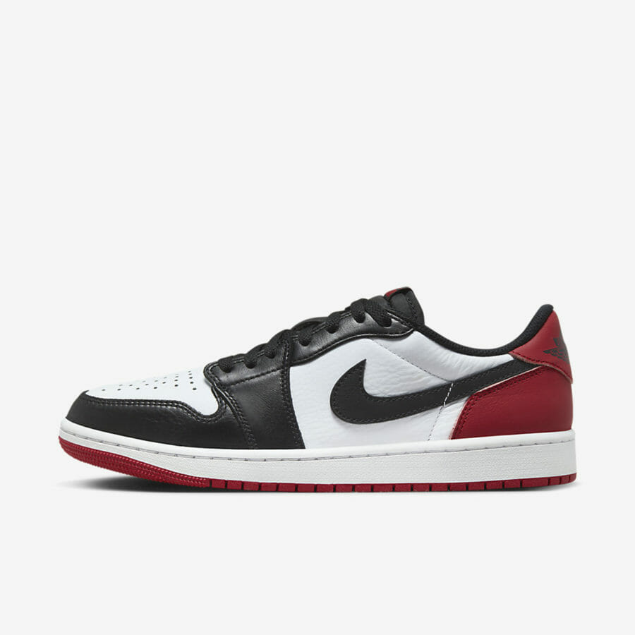 Кроссовки Nike Air Jordan 1 Low OG «Black Toe» мужские