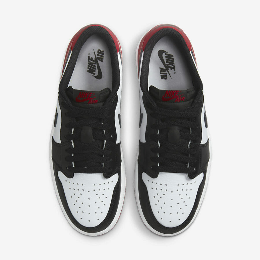 Кроссовки Nike Air Jordan 1 Low OG «Black Toe» мужские