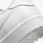 Кроссовки Nike Jordan 1 Low «Golf White Croc»