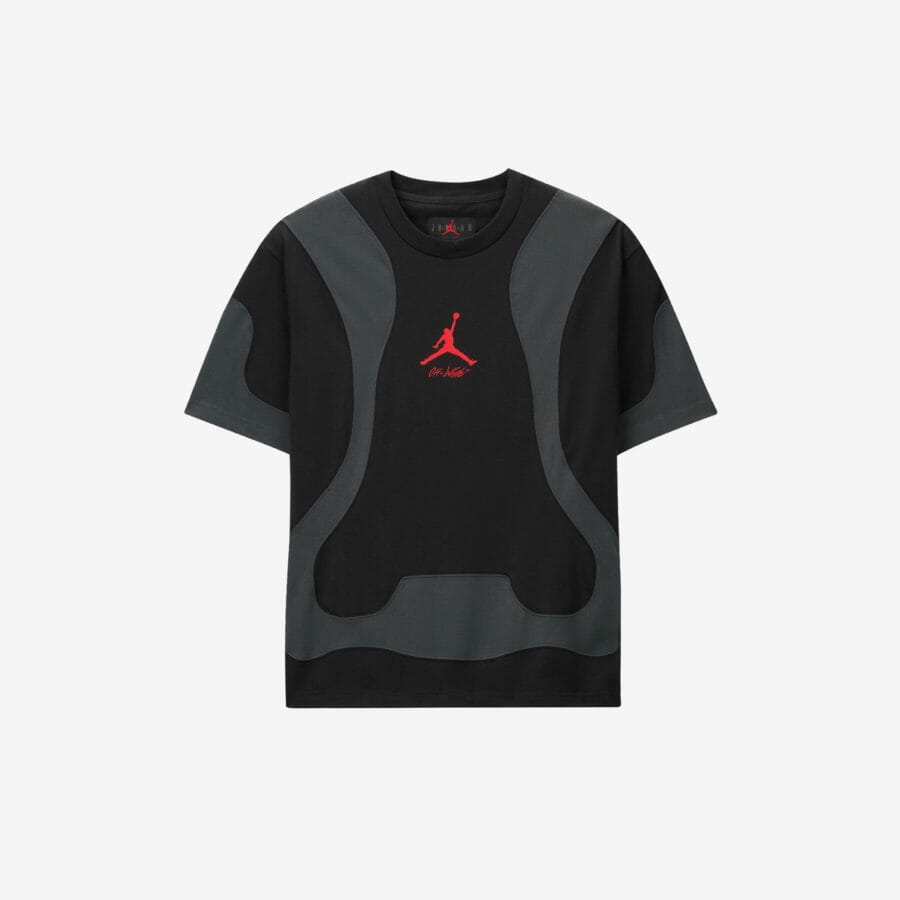 Футболка Jordan X Off-White T-Shirt «Black and Grey»