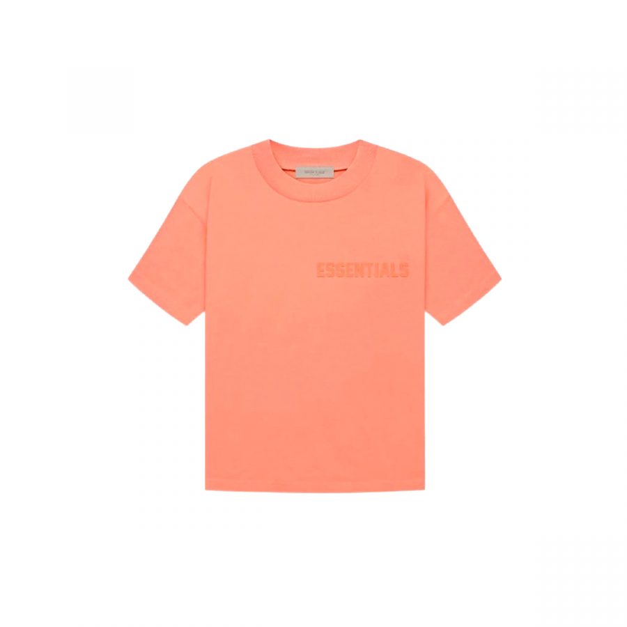 Футболка Fear of God Essentials FW22 «Coral»