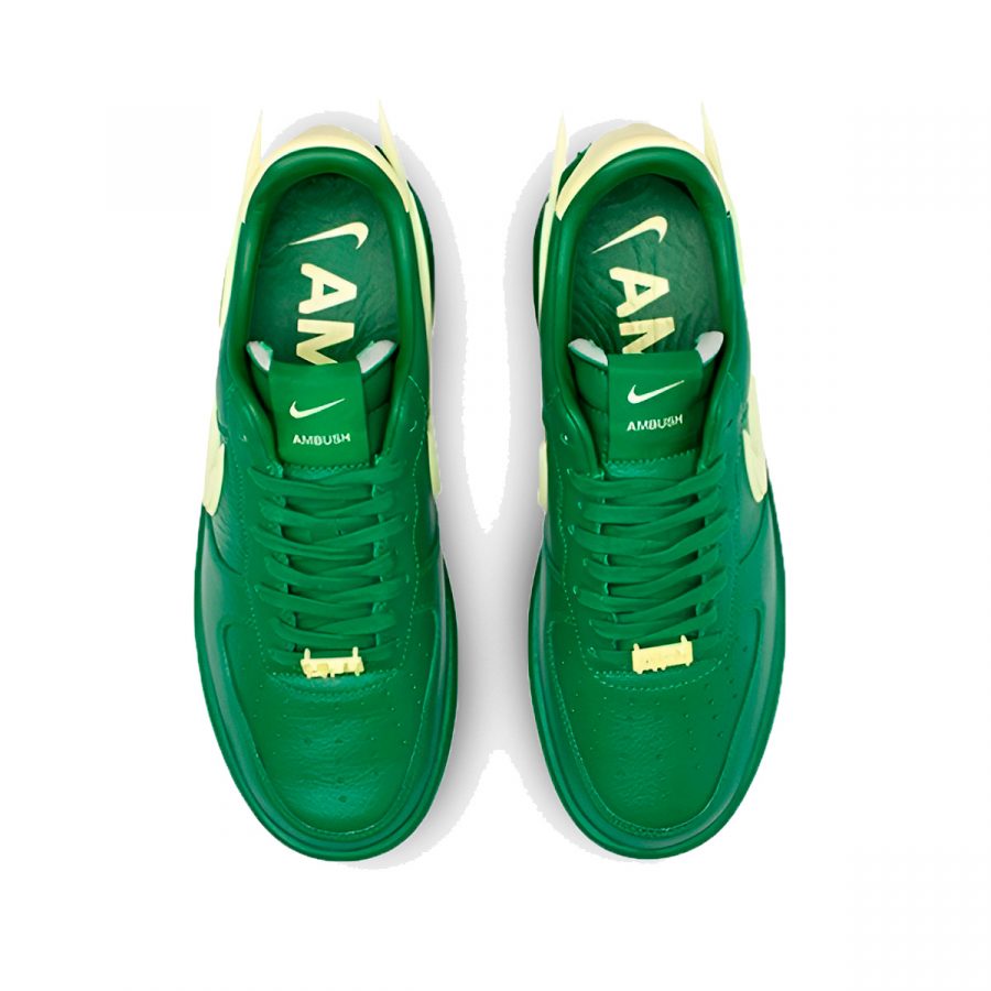 Кроссовки Nike Air Force 1 Low x AMBUSH «Pine Green and Citron»