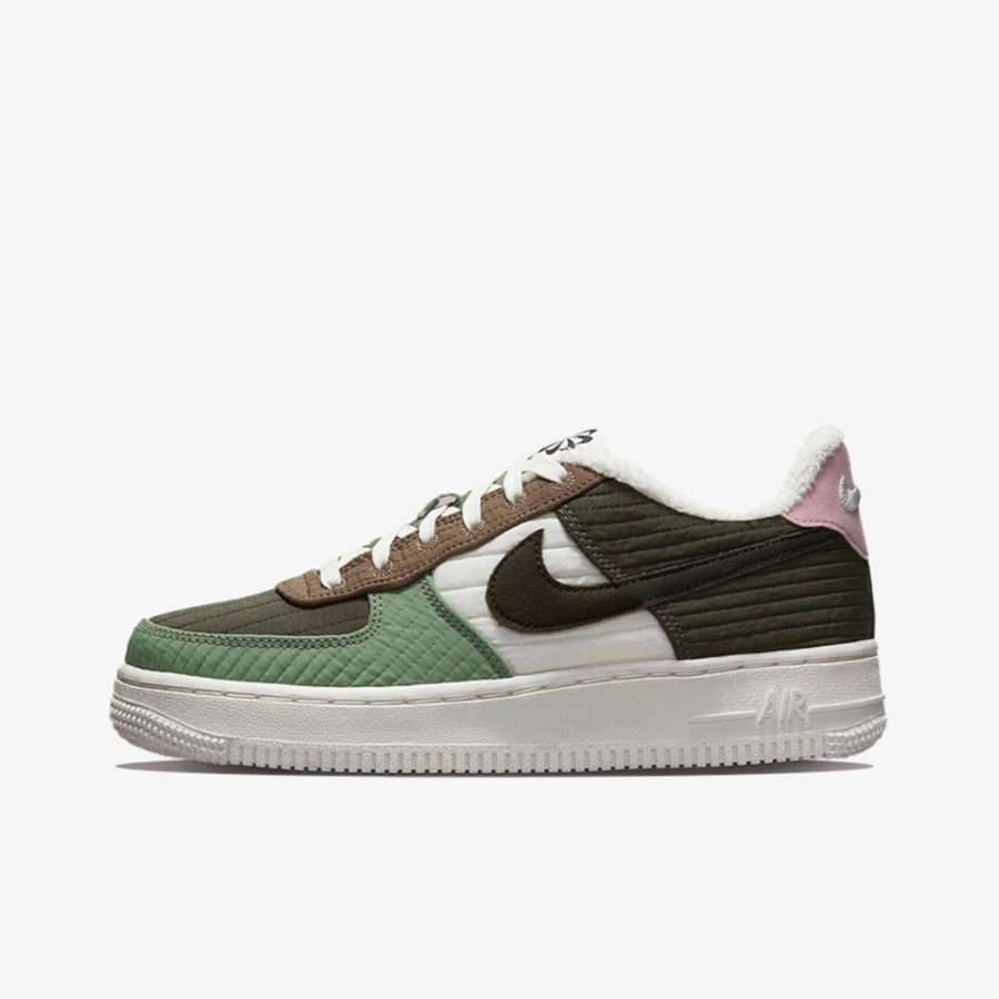 Кроссовки Nike Air Force 1 Low ’07 Toasty GS «Oil Green» женские