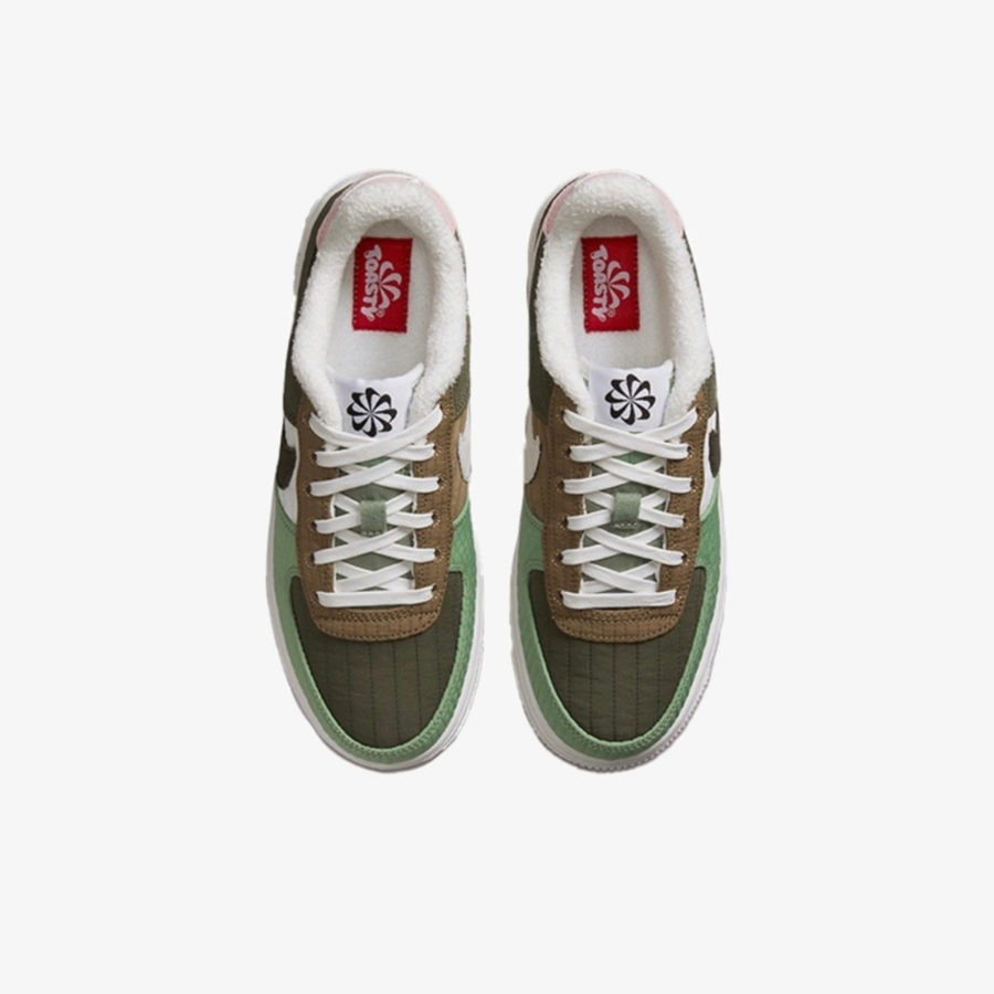 Кроссовки Nike Air Force 1 Low ’07 Toasty GS «Oil Green» женские