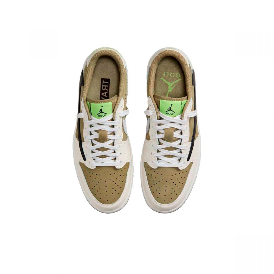 Кроссовки Nike Air Jordan 1 Low x Golf x Travis Scott «Neutral Olive»
