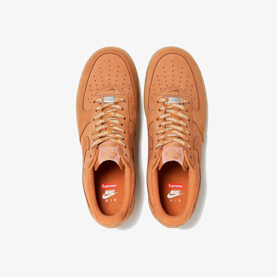 Кроссовки Nike Air Force 1 Low x Supreme «Flax Wheat Brown» мужские