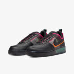 Кроссовки Nike Air Force 1 React Shoes «Black Neon»