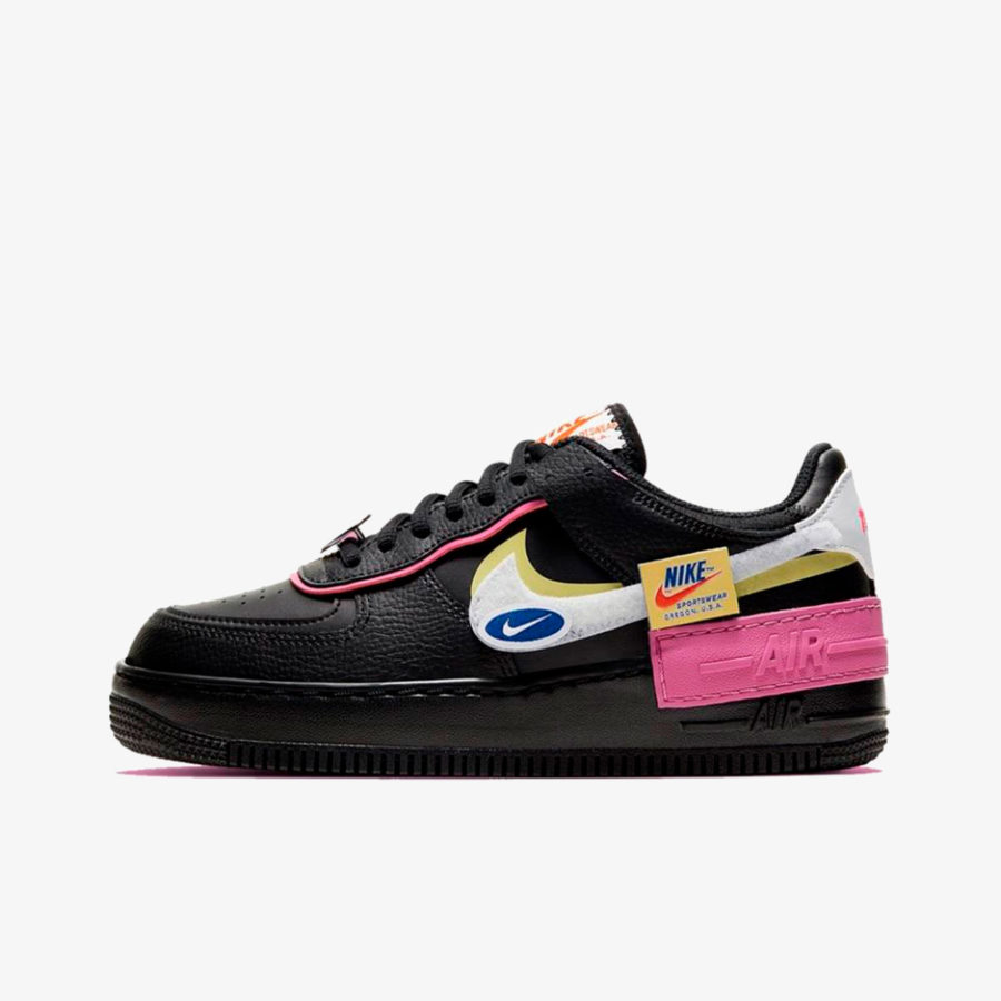 Кроссовки Nike Air Force 1 Shadow «Black Pink Patches» мужские