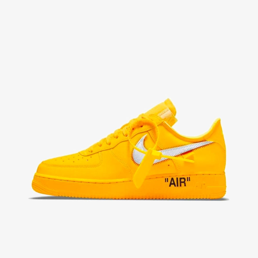 Кроссовки Nike Air Force 1 Low x Off-White «University Gold»