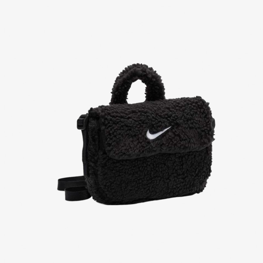 Сумка Nike Sportswear Faux Fur «Black»