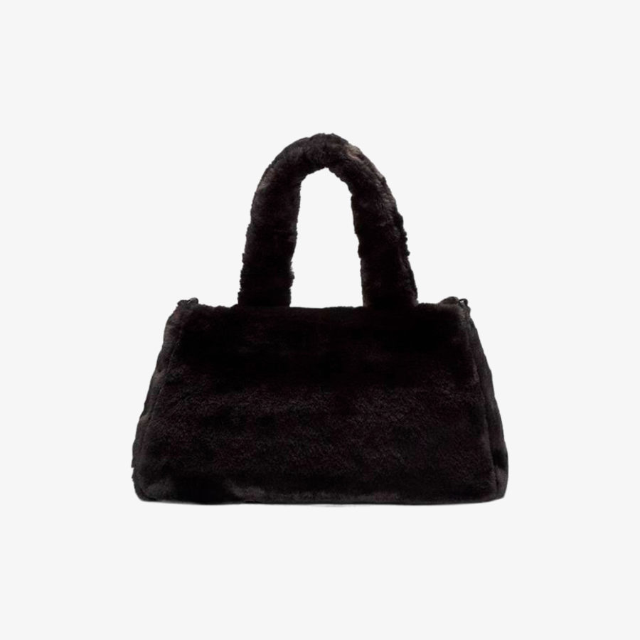 Сумка Nike Faux Fur «Black»
