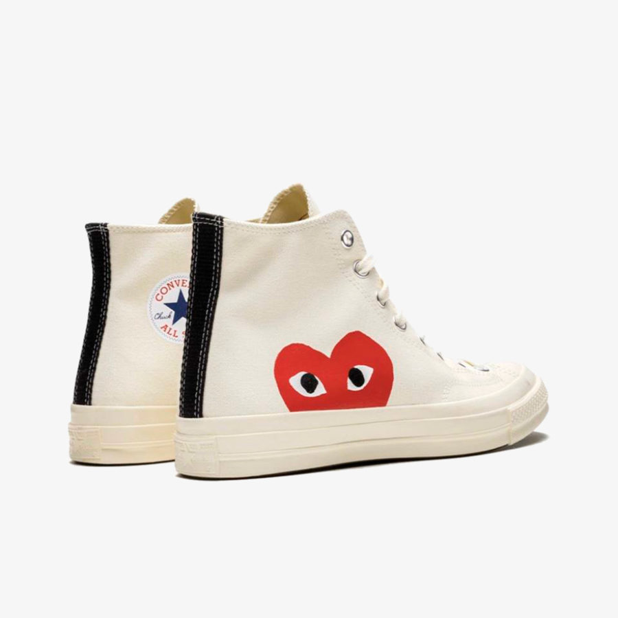 Кеды Converse x CDG «Chuck Taylor 1970s High White»