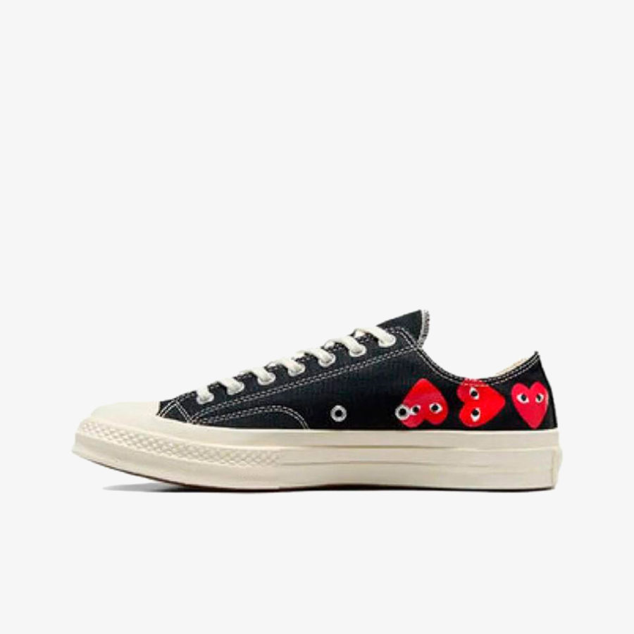 Кеды Converse x CDG «Chuck Taylor All Star 70 Black Multi Heart»