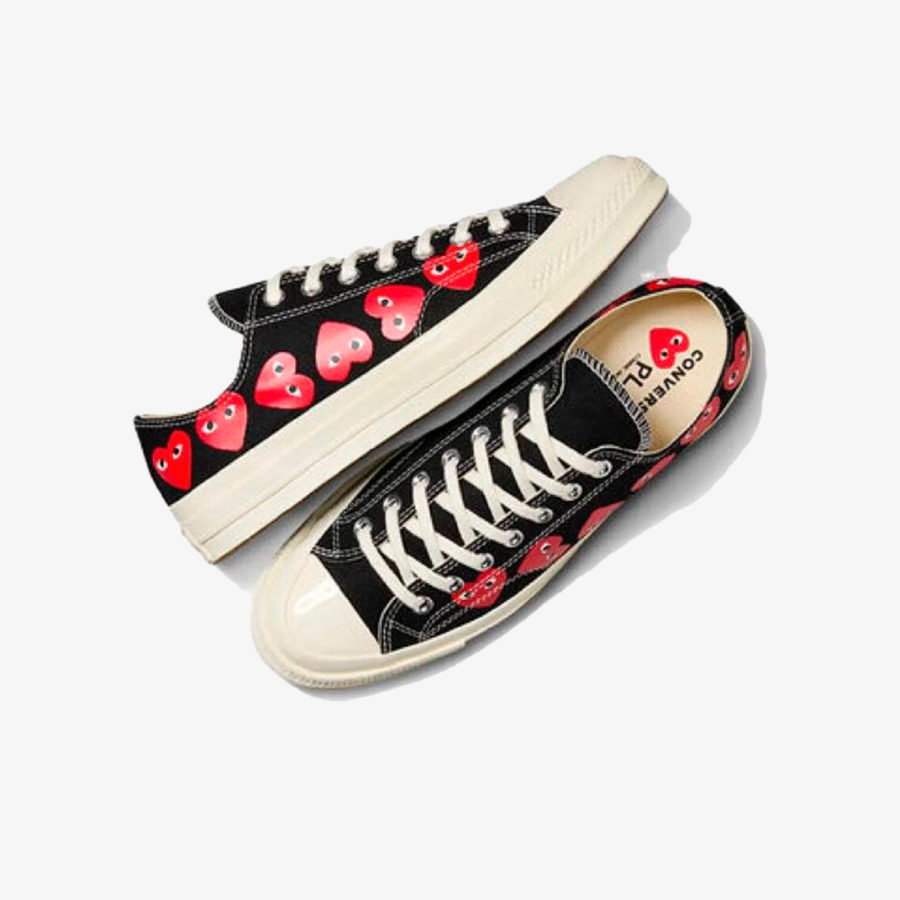 Кеды Converse x CDG «Chuck Taylor All Star 70 Black Multi Heart»