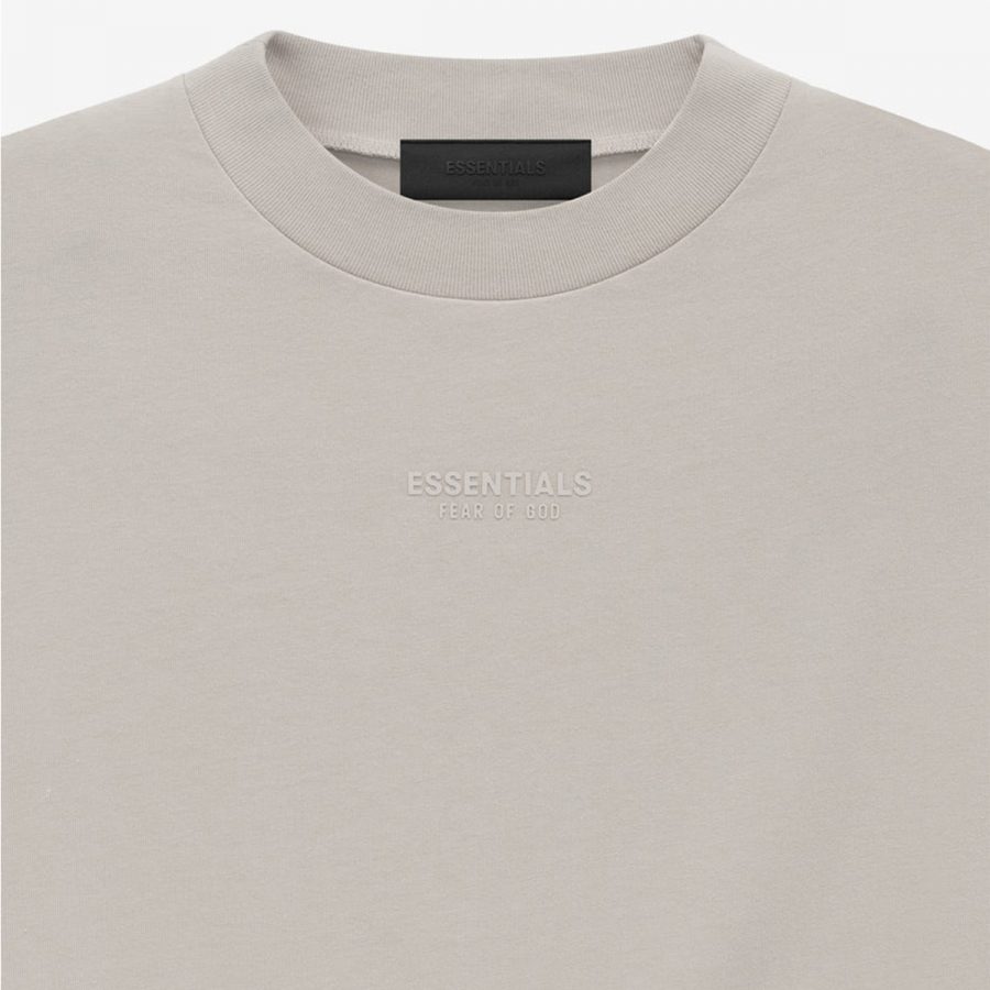 Футболка Fear of God Essentials FW23 «Silver Cloud»
