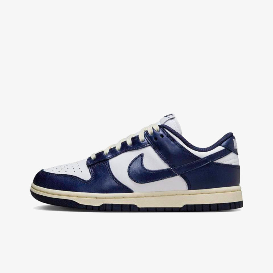 Кроссовки Nike Dunk Low  «Midnight Navy and White» женские