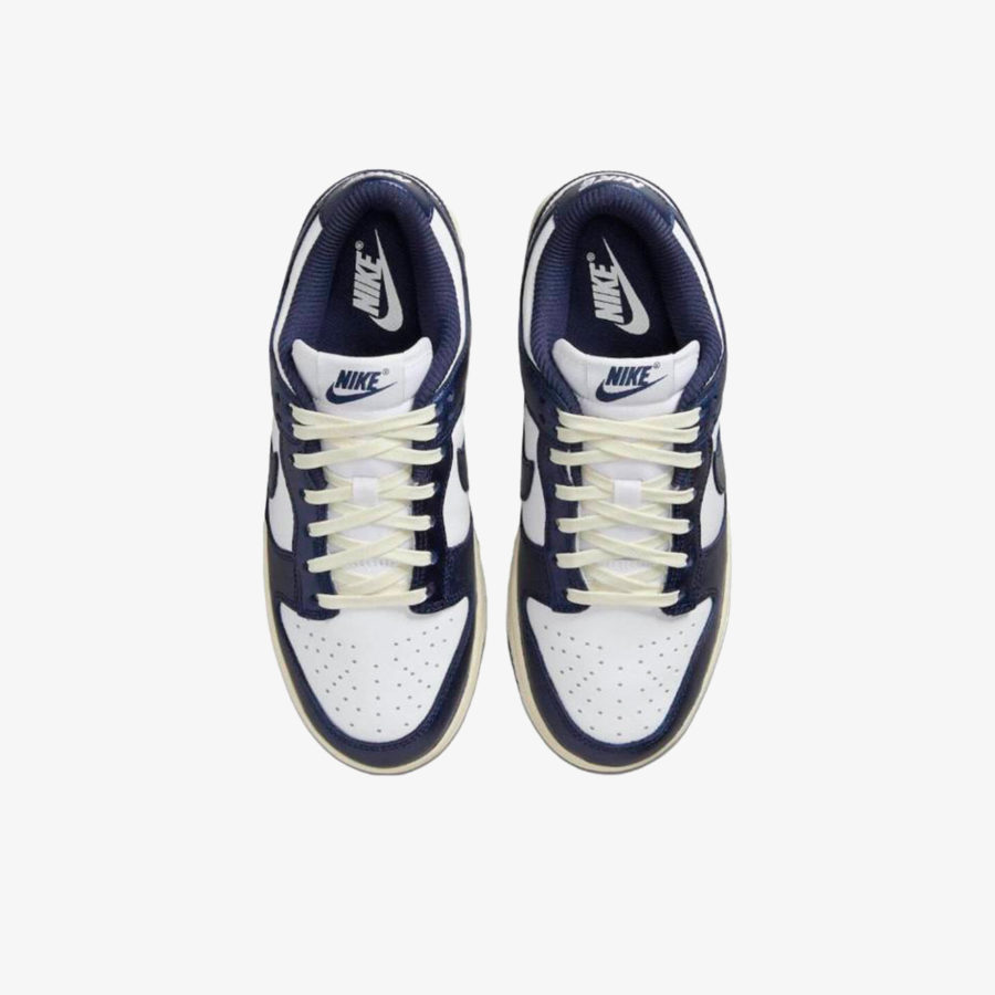 Кроссовки Nike Dunk Low  «Midnight Navy and White» женские