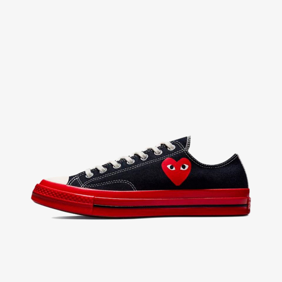 Кеды Converse x CDG «Chuck Taylor 1970s Black Red»