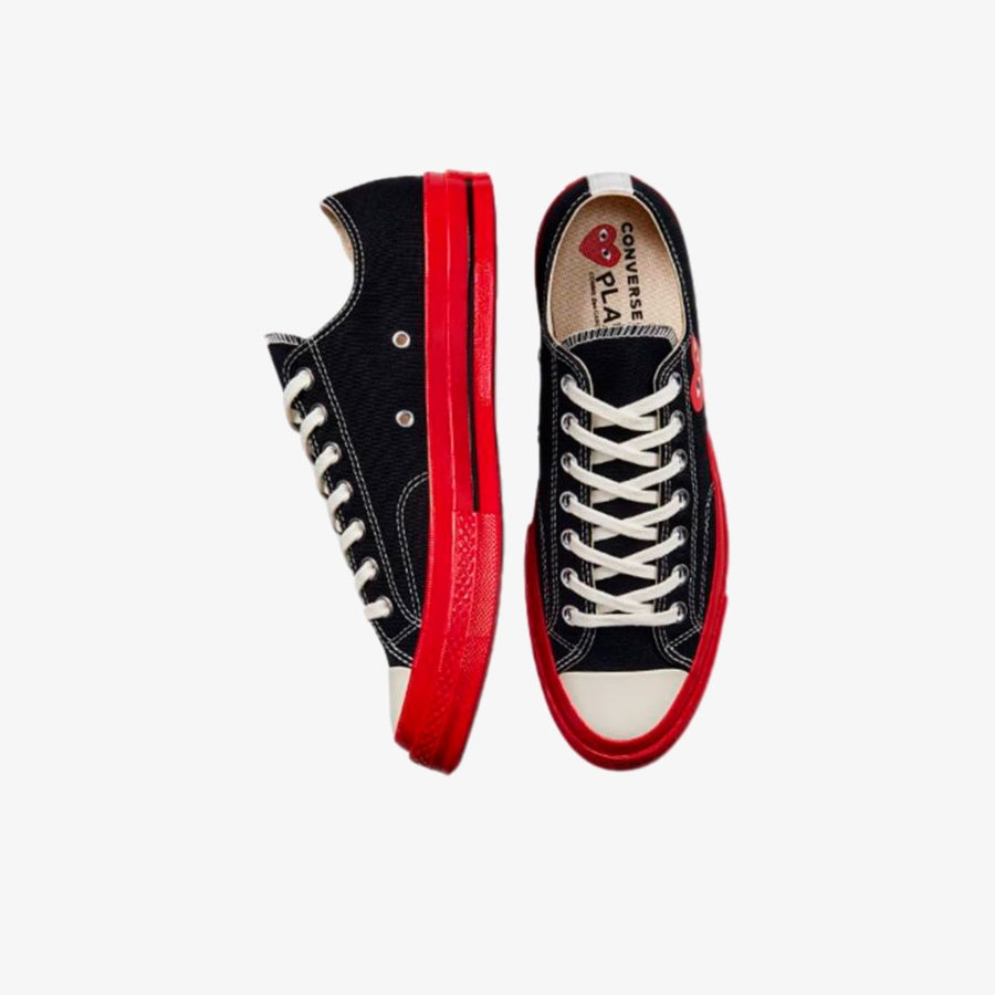 Кеды Converse x CDG «Chuck Taylor 1970s Black Red»