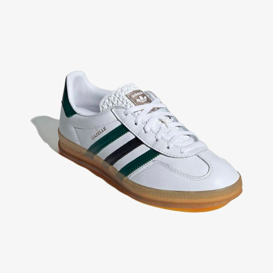 Кроссовки Adidas Originals Gazelle «White Collegiate Green»