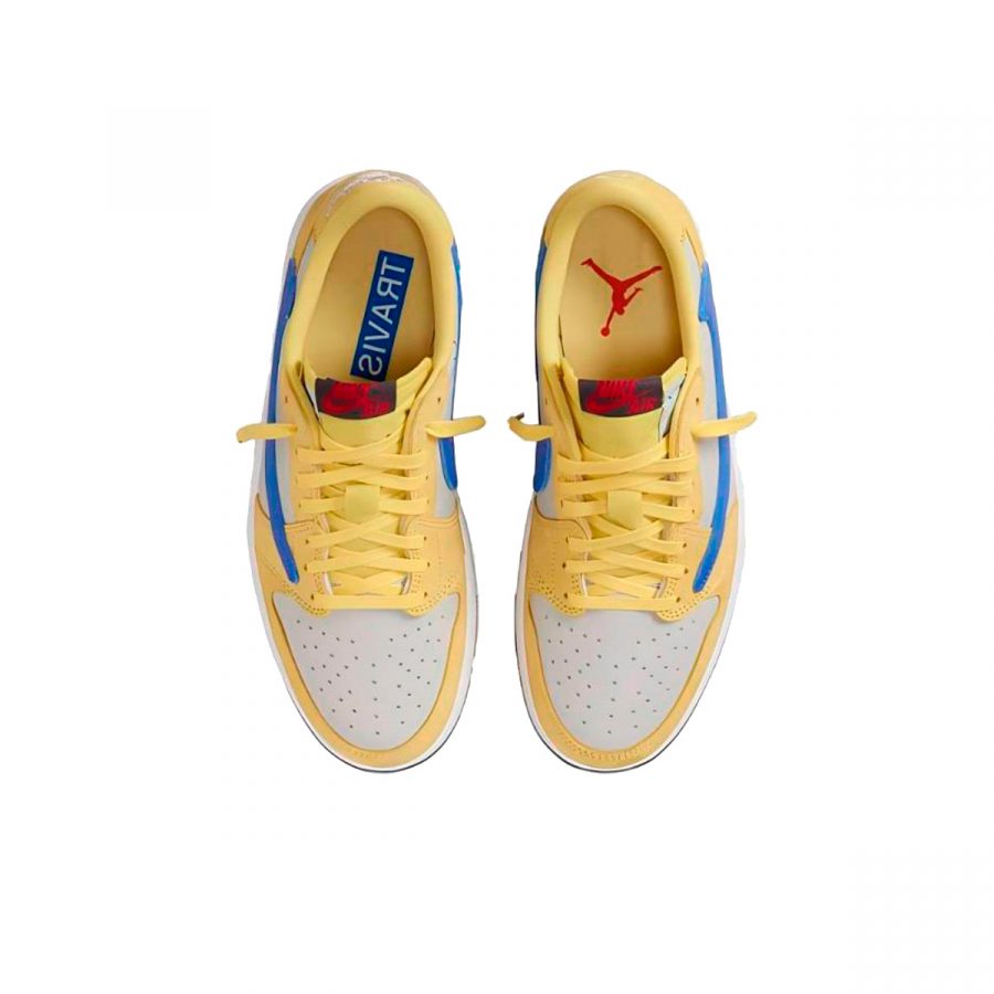 Кроссовки Nike Air Jordan 1 Low x Travis Scott «Canary»