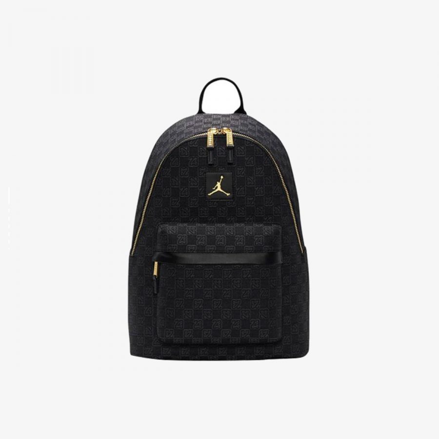 Рюкзак Air Jordan Gold Logo Monogram Backpack «Black»