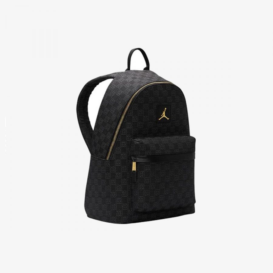 Рюкзак Air Jordan Gold Logo Monogram Backpack «Black»