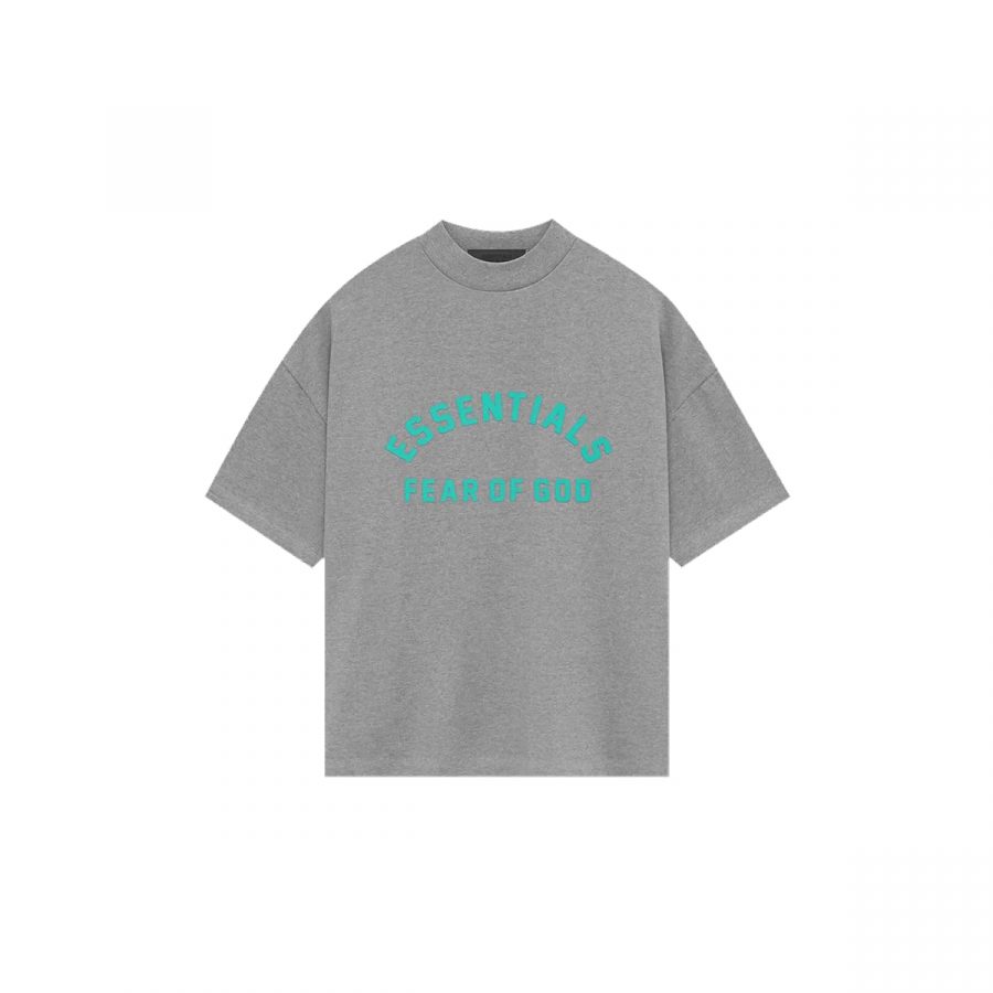 Футболка Fear of God Essentials SS24 «Dark Heather Oatmeal»