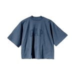 Футболка YEEZY х GAP x Balenciaga SS22 3/4 Sleeve Tee «Washed Blue»