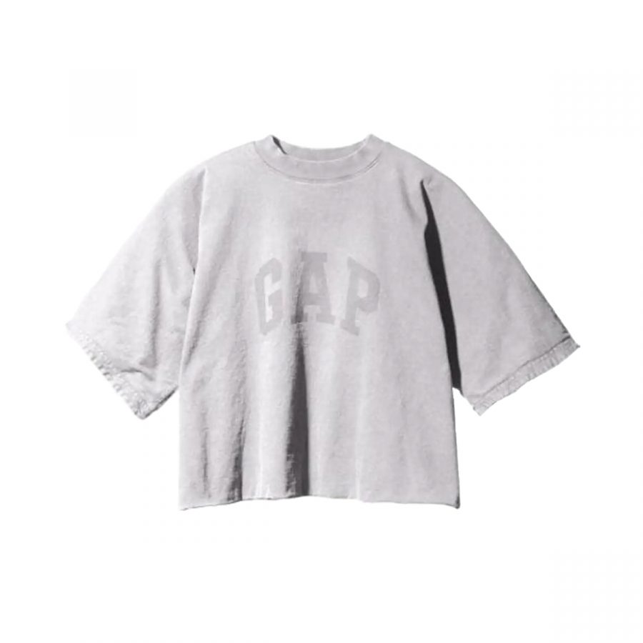 Футболка YEEZY х GAP x Balenciaga SS22 3/4 Sleeve Tee «Washed Blue»