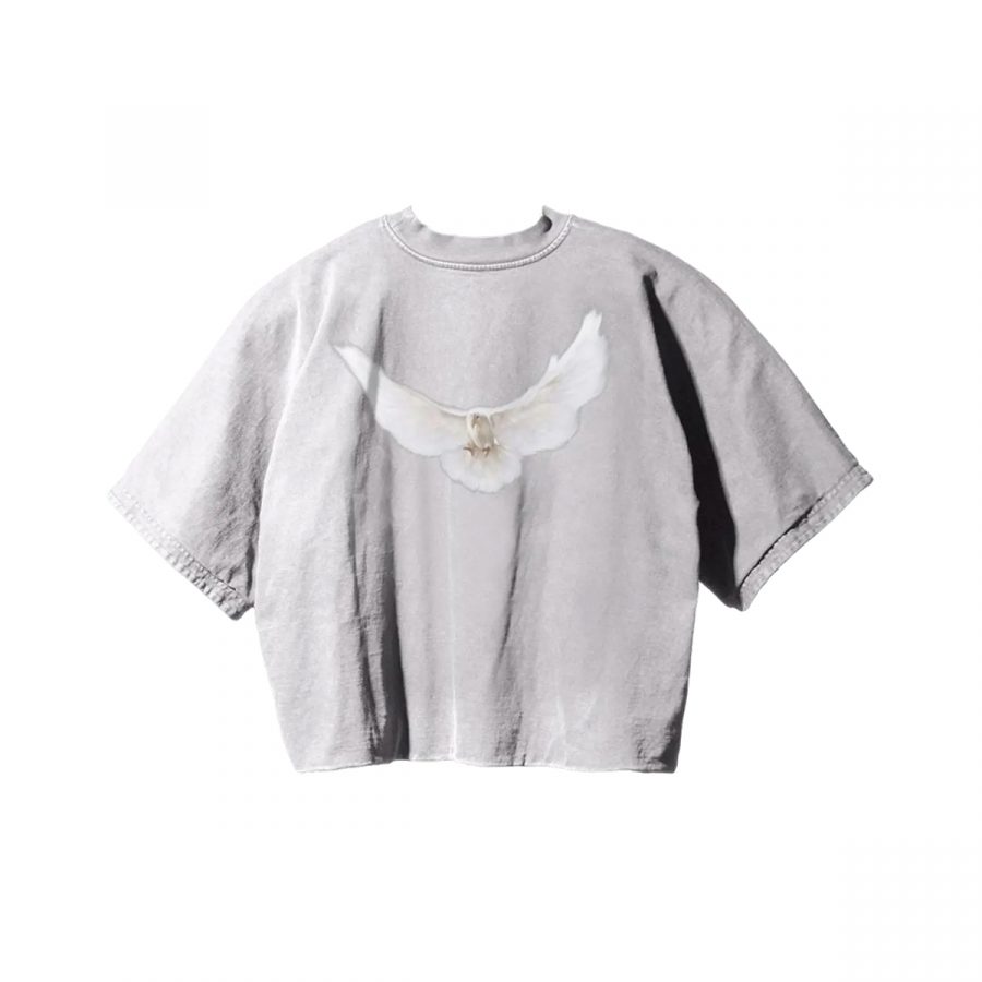 Футболка YEEZY х GAP x Balenciaga SS22 3/4 Sleeve Tee «Washed Blue»