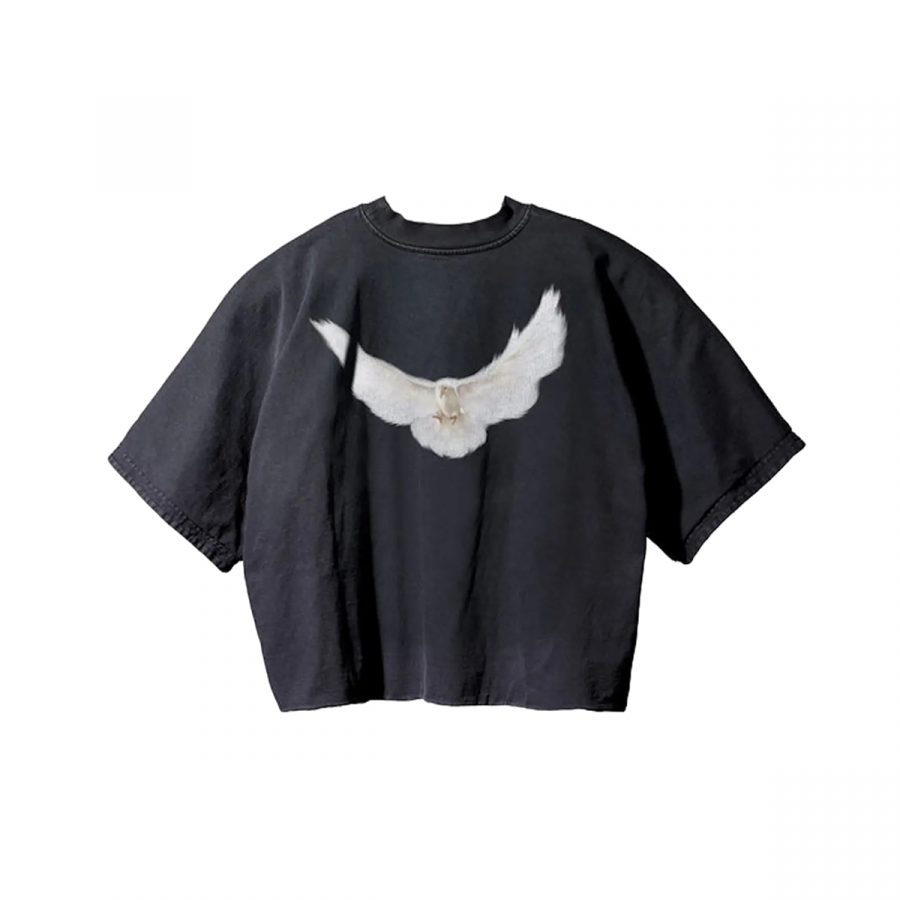 Футболка YEEZY х GAP x Balenciaga SS22 3/4 Sleeve Tee «Washed Blue»