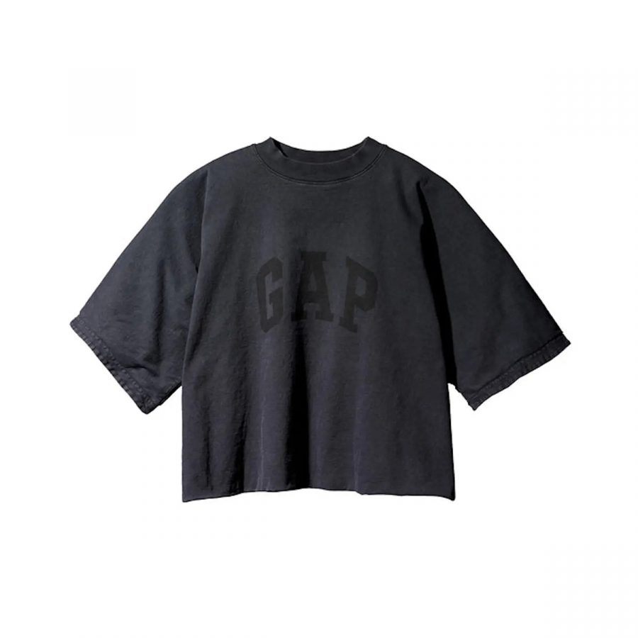 Футболка YEEZY х GAP x Balenciaga SS22 3/4 Sleeve Tee «Washed Blue»